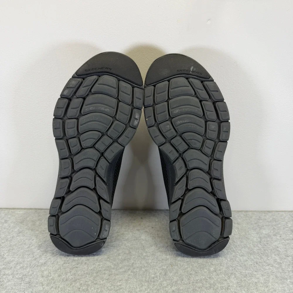 Skechers Flex-Lite Womens Shoes Size 9 Black Mesh Walking Comfort Sneaker 149303